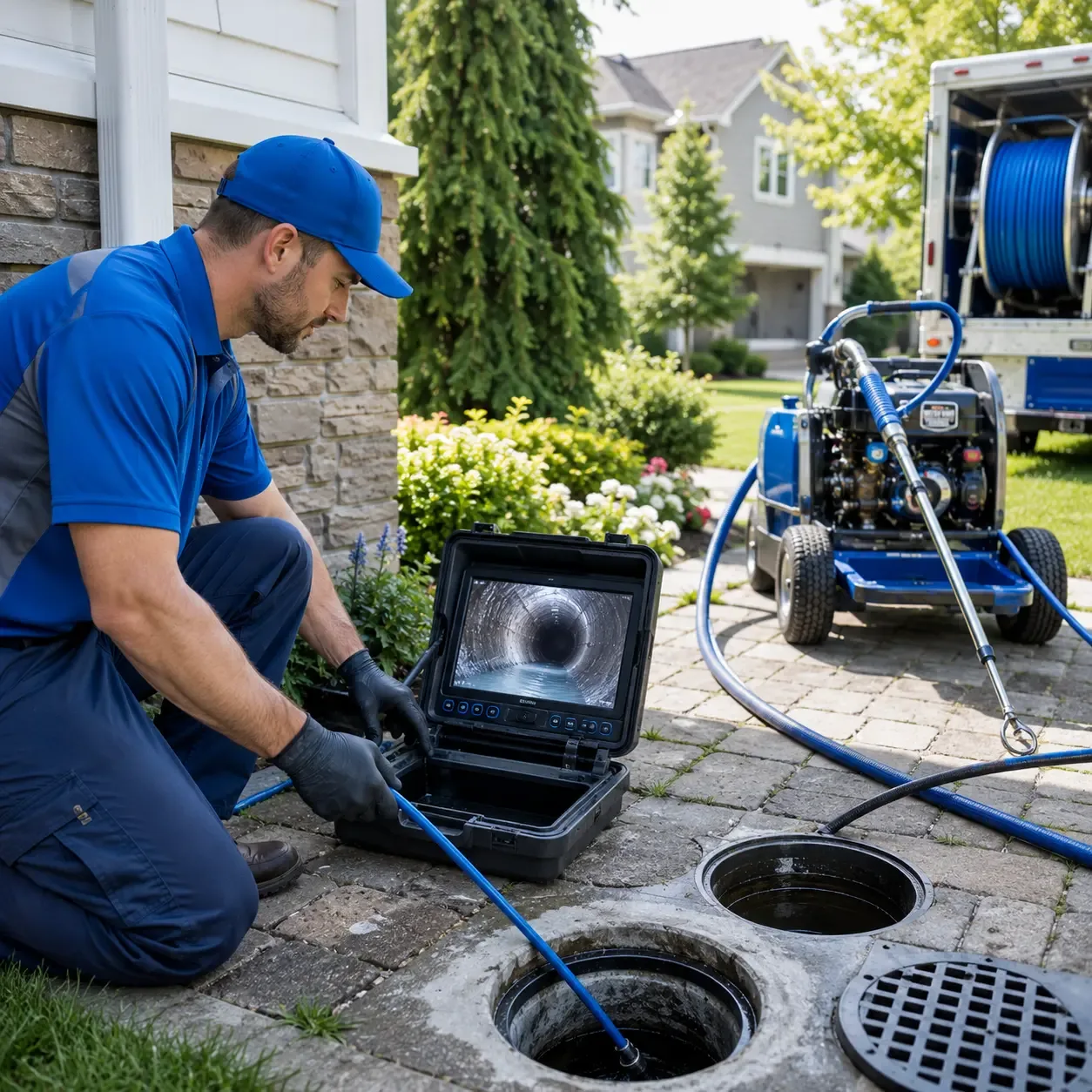 Outdoor drain cleaning professionals serving Twin Oaks, OK